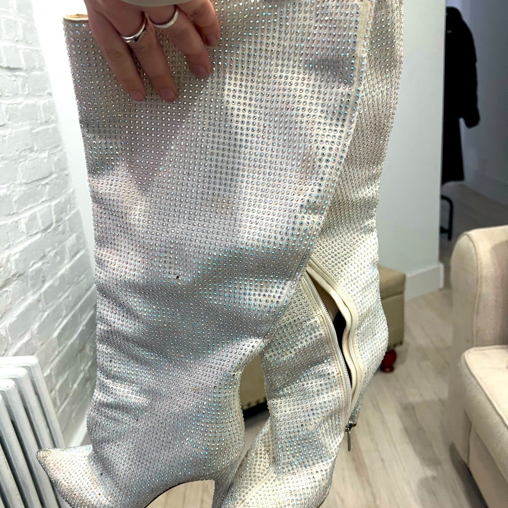 JLO Sparkly Boots